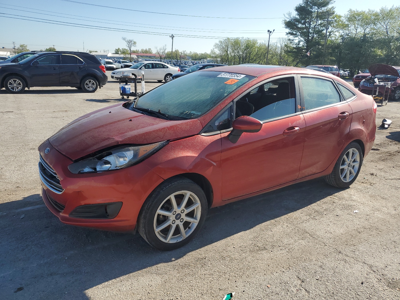 2019 Ford Fiesta Se vin: 3FADP4BJ0KM161223