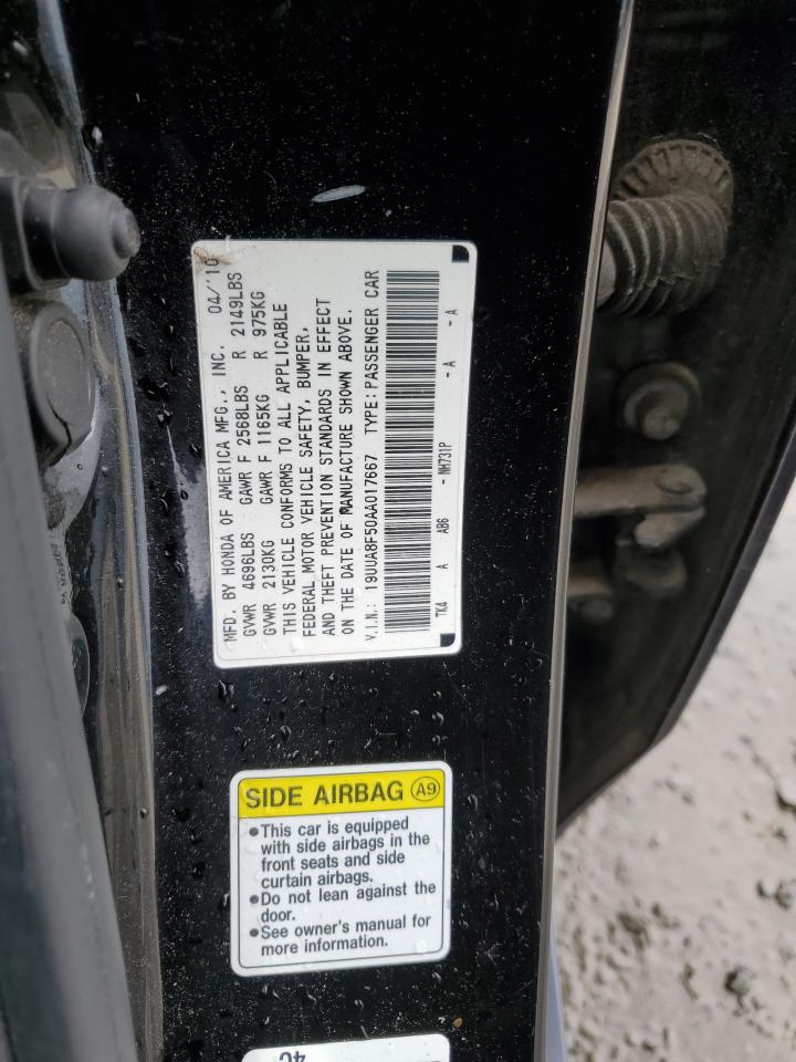 19UUA8F50AA017667 2010 Acura Tl