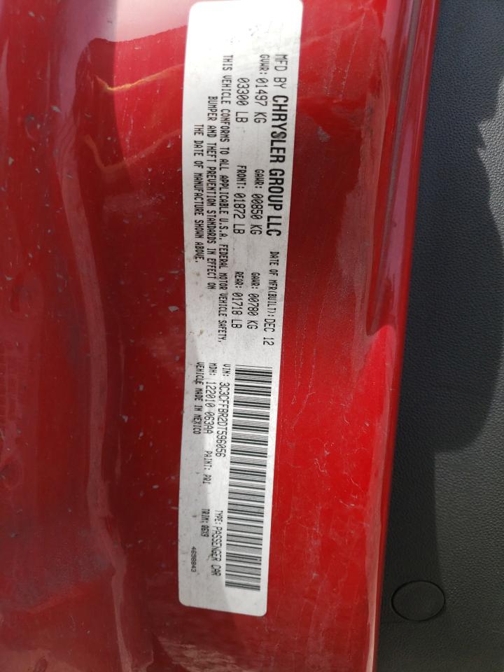 2013 Fiat 500 Sport VIN: 3C3CFFBR2DT596056 Lot: 49741774