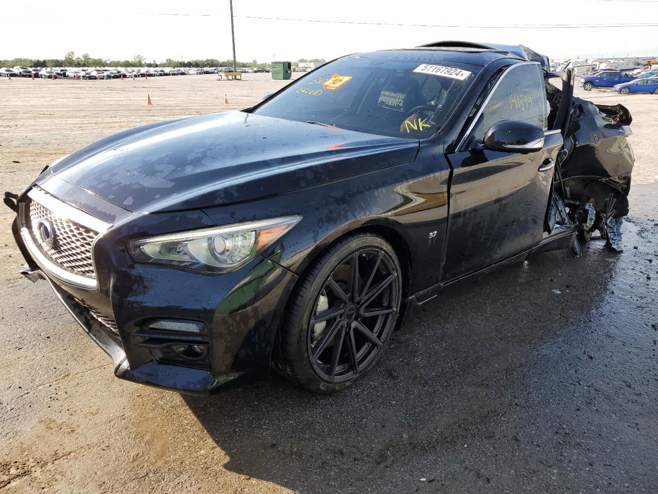 2014 Infiniti Q50 Base VIN: JN1BV7AR0EM684454 Lot: 51167924