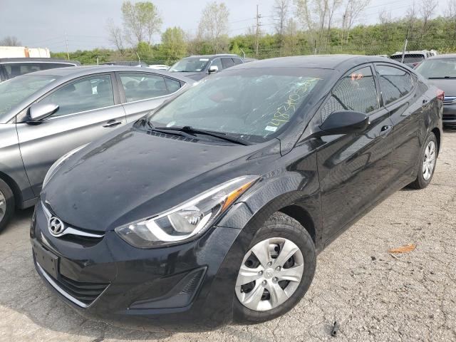  HYUNDAI ELANTRA 2016 Чорний