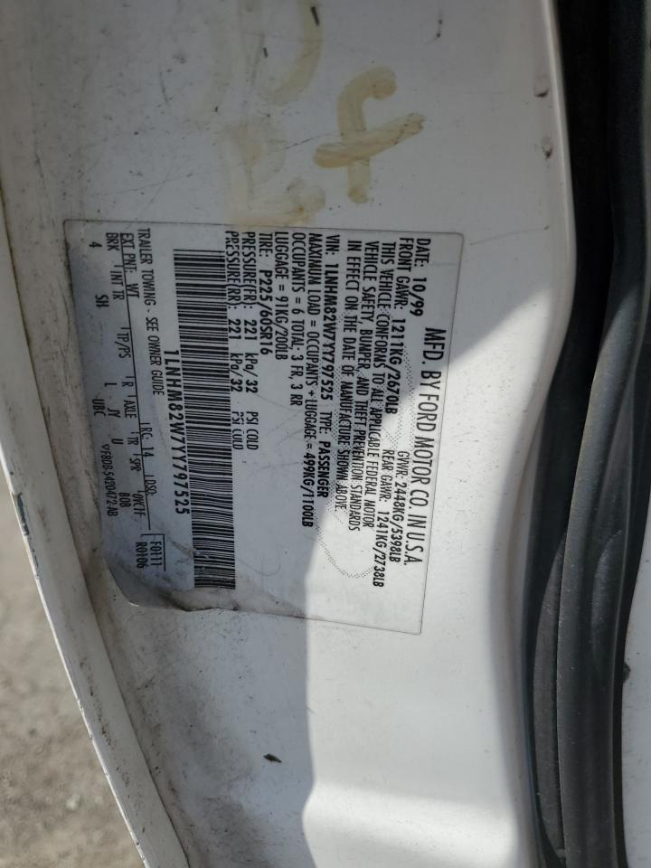 1999 Lincoln Town Car Signature VIN: 1LNHM82W0XY663230 Lot: 52322704