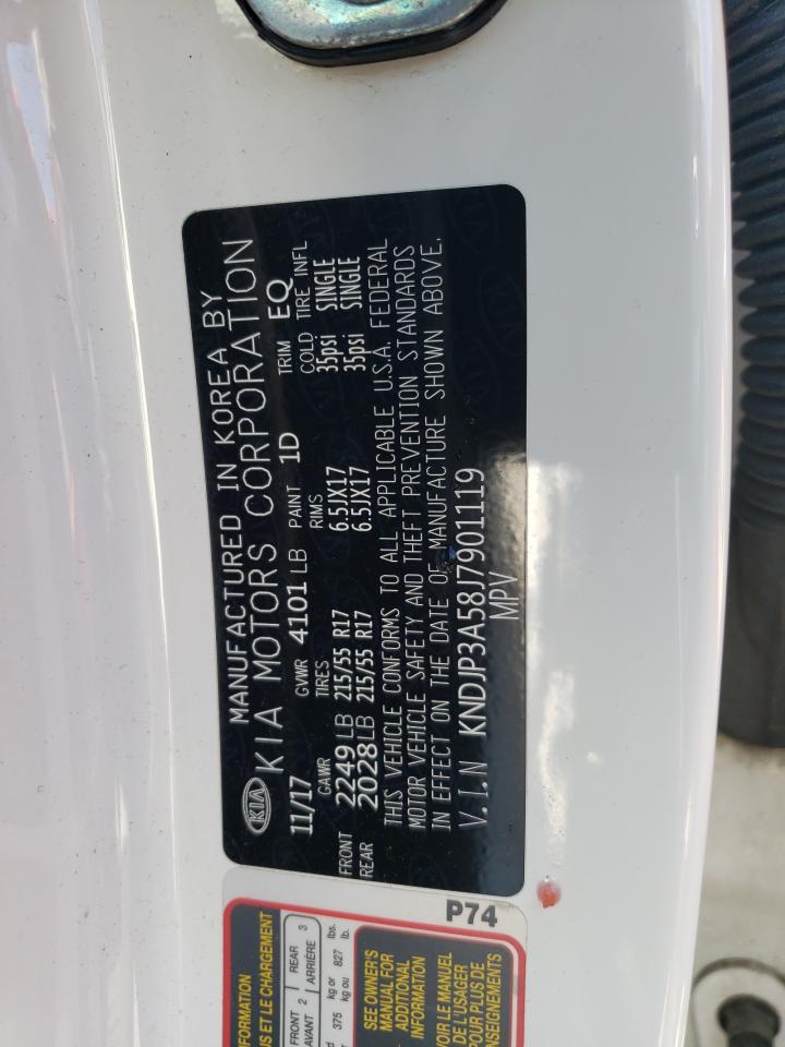 2018 Kia Soul + VIN: KNDJP3A58J7901119 Lot: 52532894