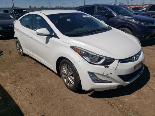  HYUNDAI ELANTRA 2014 Білий