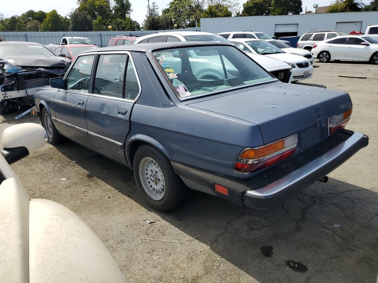 1986 BMW 528 E Automatic VIN: WBADK8301G9705124 Lot: 50580914