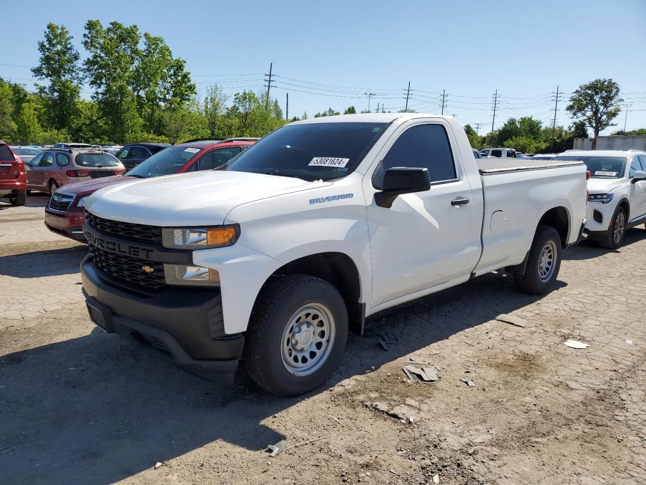 2019 Chevrolet Silverado C1500 VIN: 3GCNWAEHXKG190493 Lot: 53081624