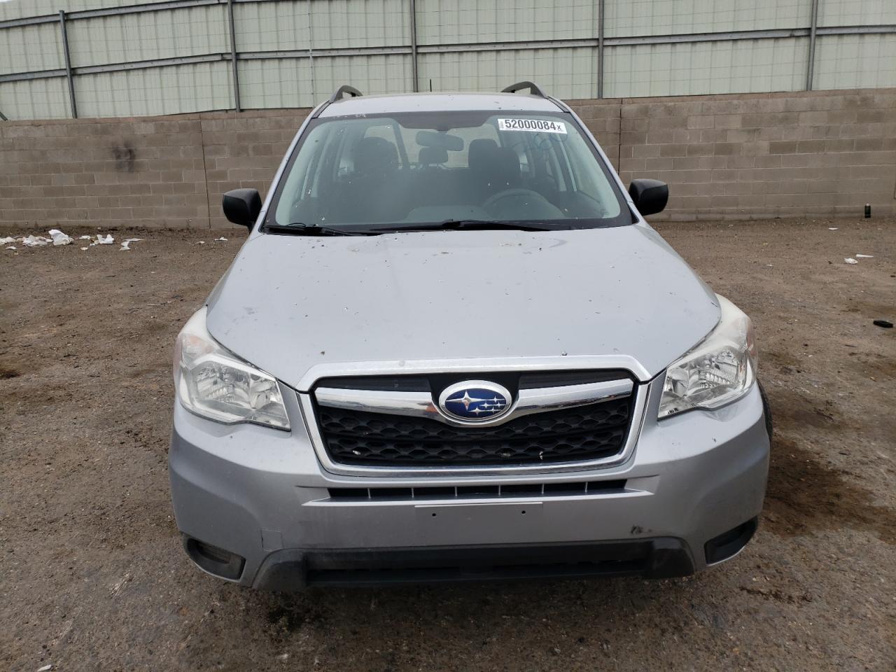 2015 Subaru Forester 2.5I VIN: JF2SJABC8FH500163 Lot: 52000084