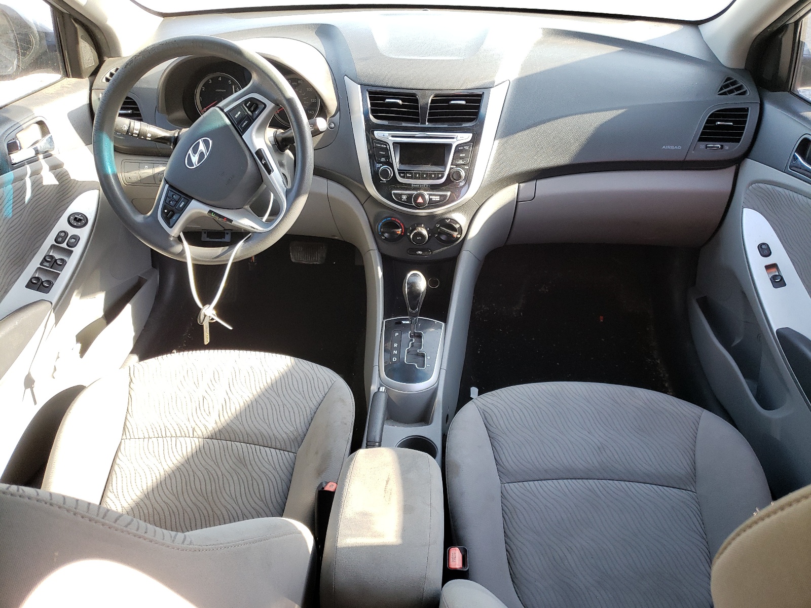 KMHCU4AEXEU628081 2014 Hyundai Accent Gls