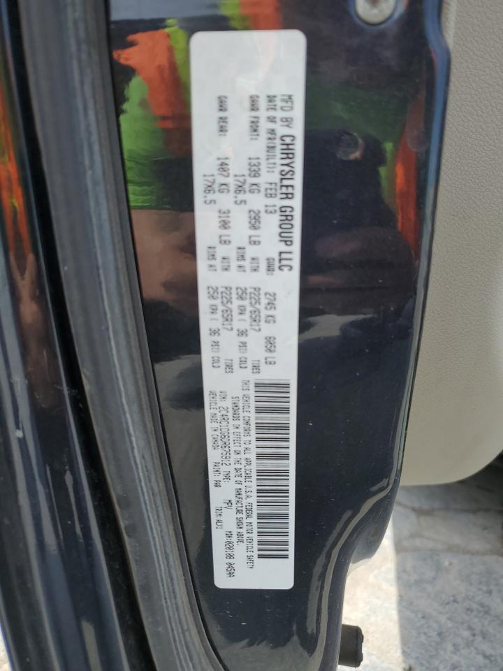 2013 Chrysler Town & Country Touring L VIN: 2C4RC1CG6DR675912 Lot: 49974504