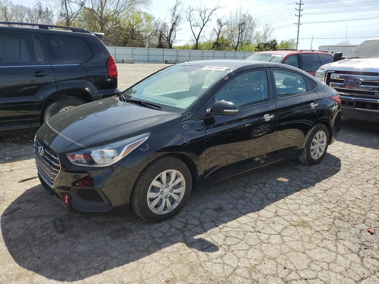 2022 Hyundai Accent Se VIN: 3KPC24A64NE165212 Lot: 49822064