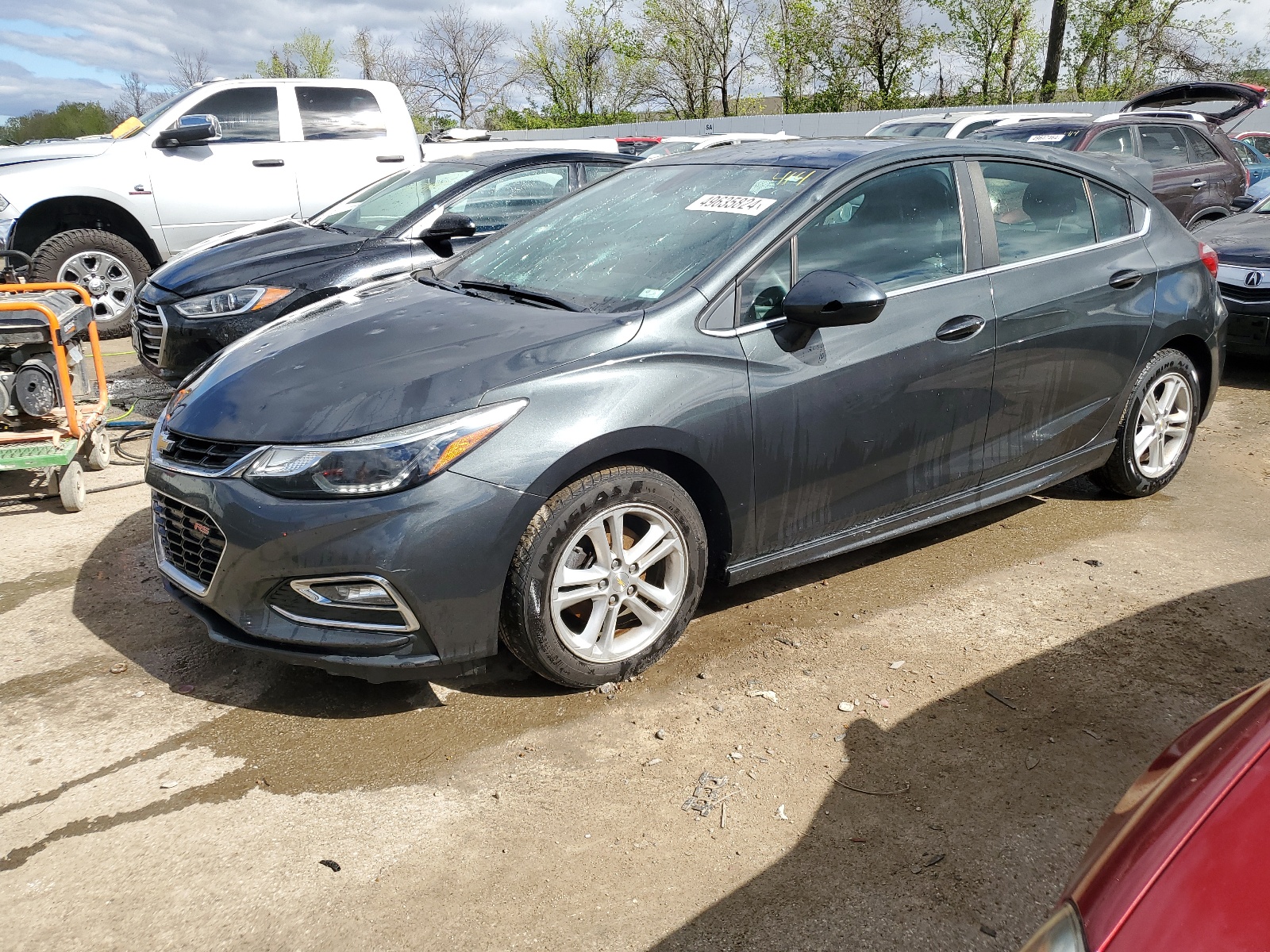 2017 Chevrolet Cruze Lt vin: 3G1BE6SM8HS517668