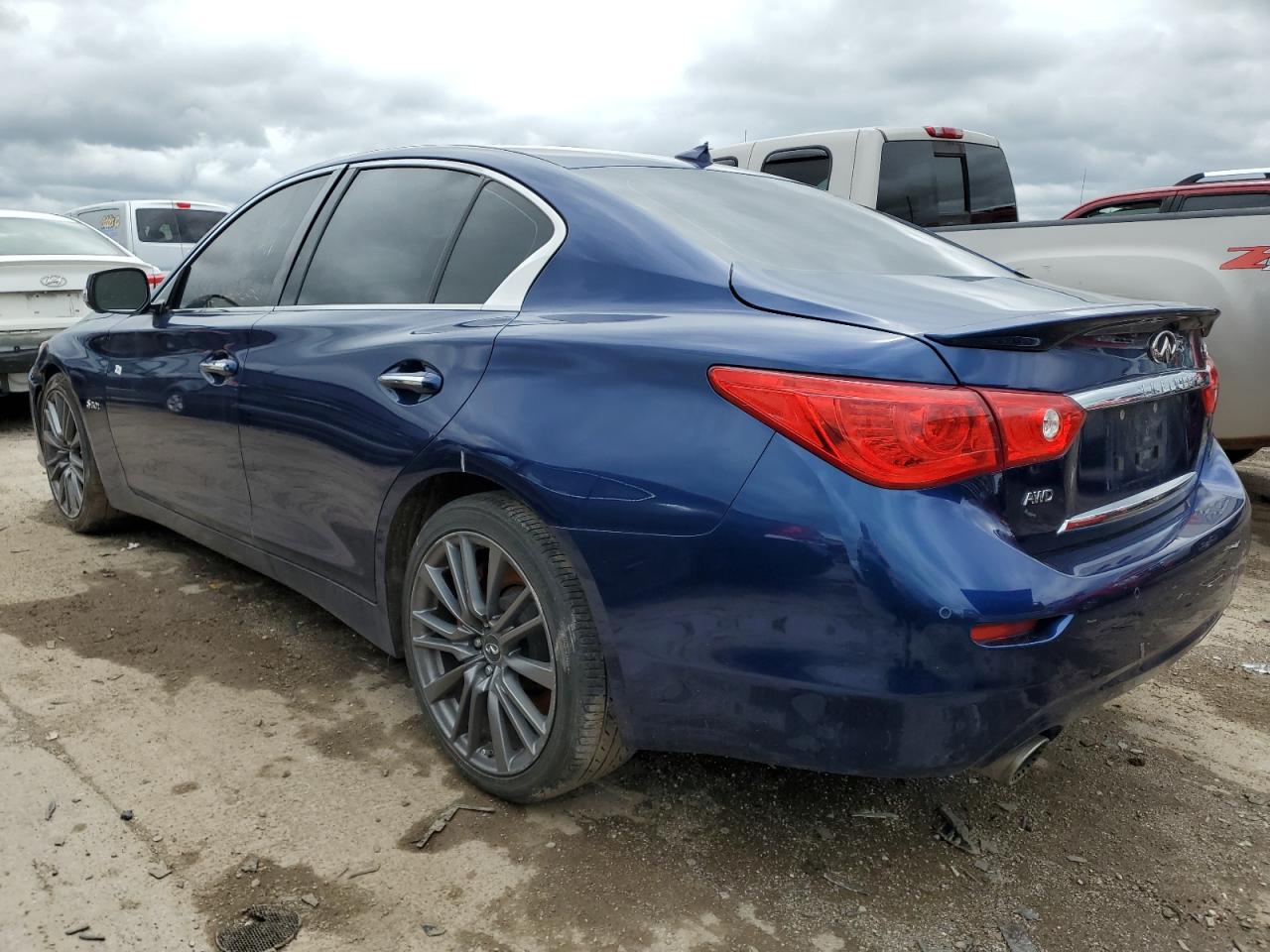 2017 Infiniti Q50 Red Sport 400 VIN: JN1FV7ARXHM871884 Lot: 51836094