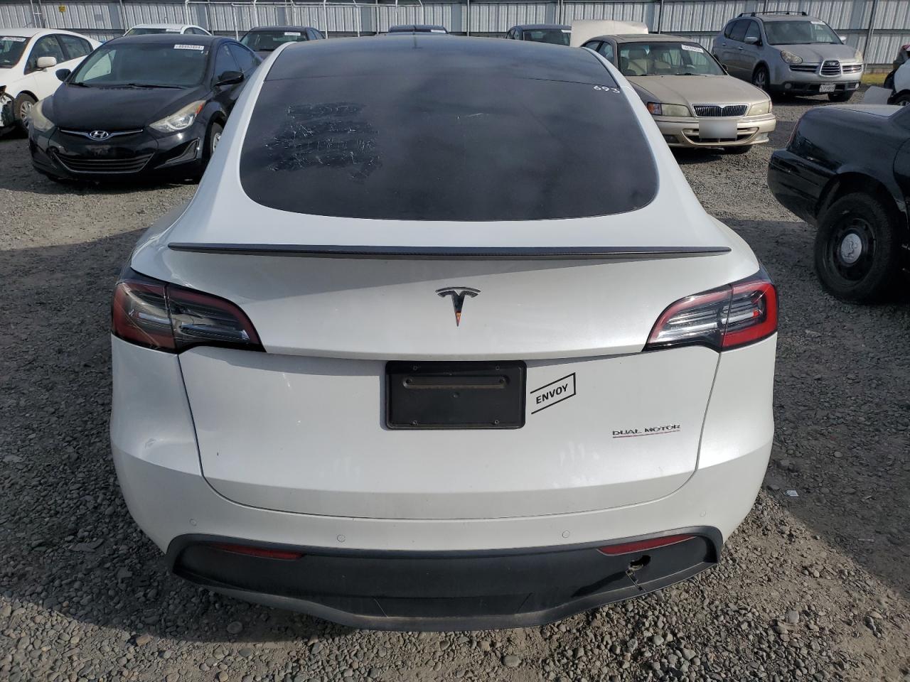 2022 Tesla Model Y VIN: 7SAYGDEF0NF367589 Lot: 49362644