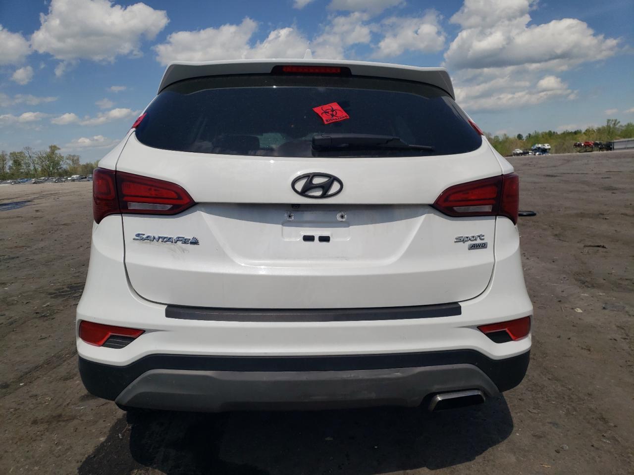 2018 Hyundai Santa Fe Sport VIN: 5XYZUDLB6JG554509 Lot: 51436454