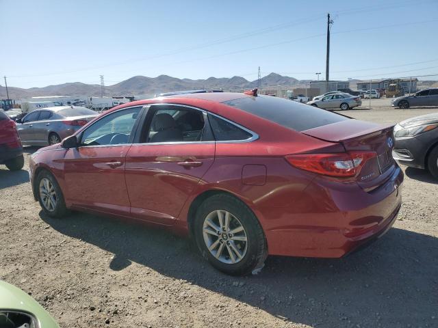  HYUNDAI SONATA 2016 Czerwony