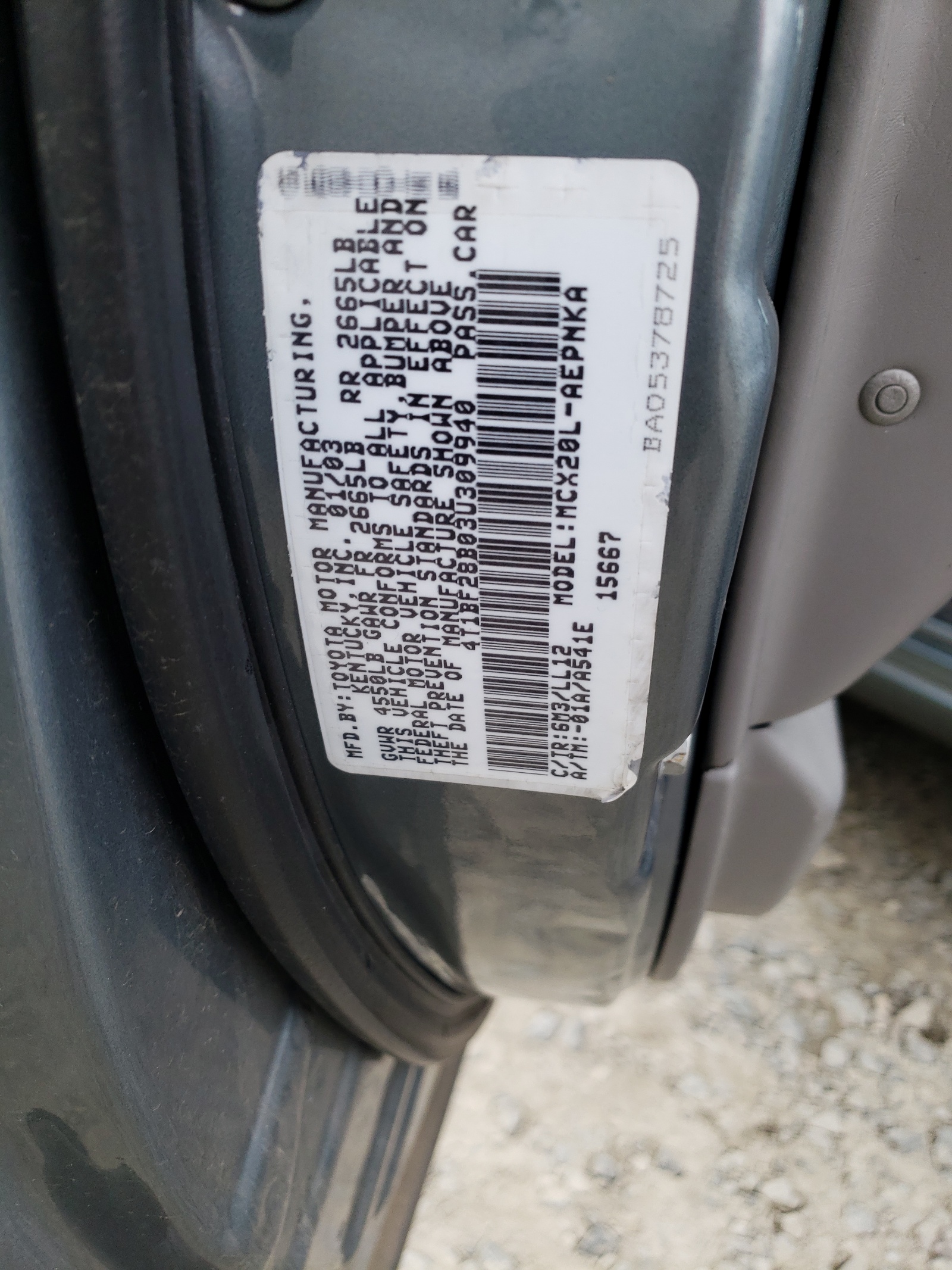 4T1BF28B03U309940 2003 Toyota Avalon Xl