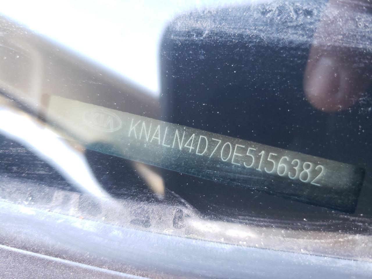 2014 Kia Cadenza Premium VIN: KNALN4D70E5156382 Lot: 58406265