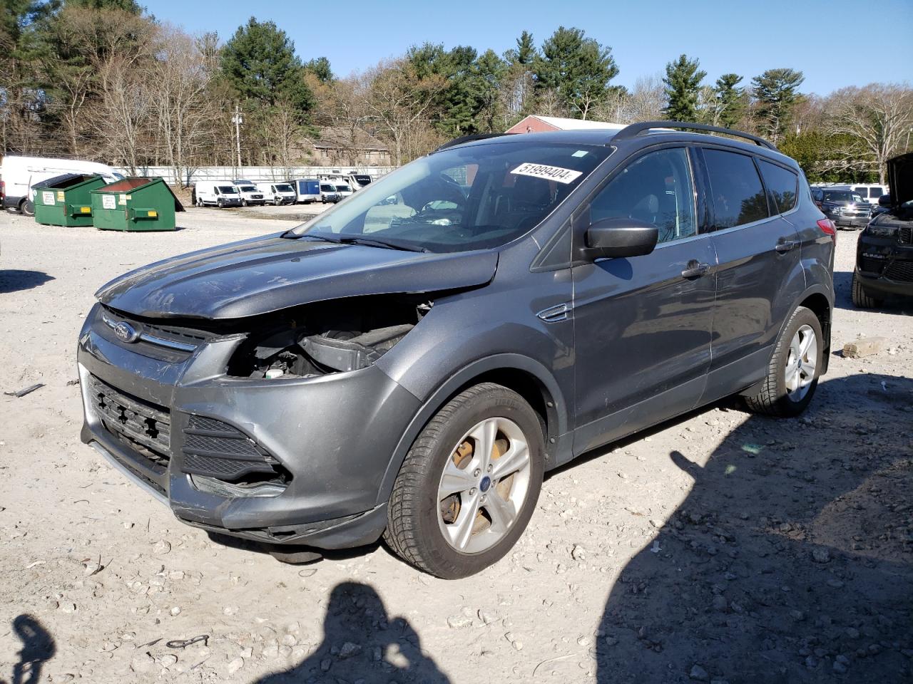 2014 Ford Escape Se за продажба в Mendon, MA - Front End