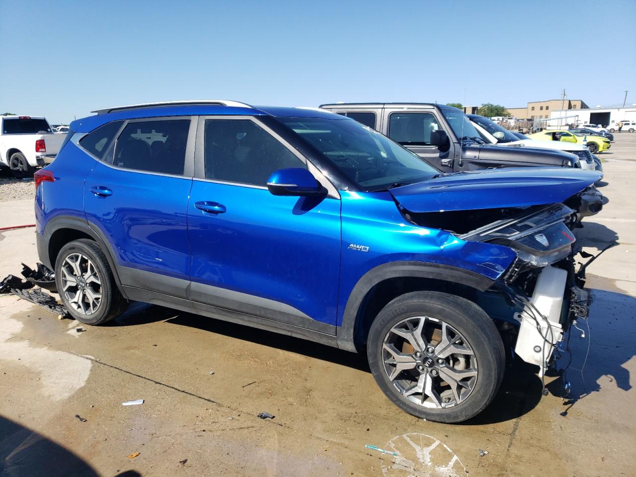 2021 Kia Seltos Ex VIN: KNDERCAAXM7221137 Lot: 50608374