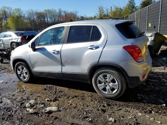 Parquets CHEVROLET TRAX 2017 Srebrny