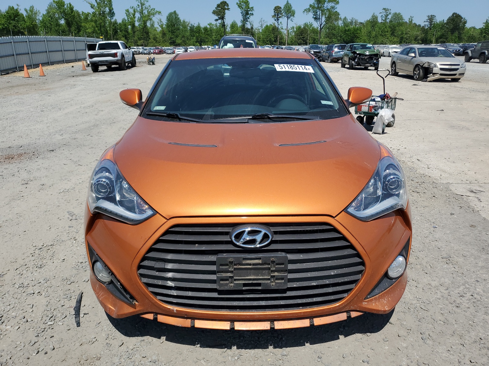 KMHTC6AE0FU231690 2015 Hyundai Veloster Turbo