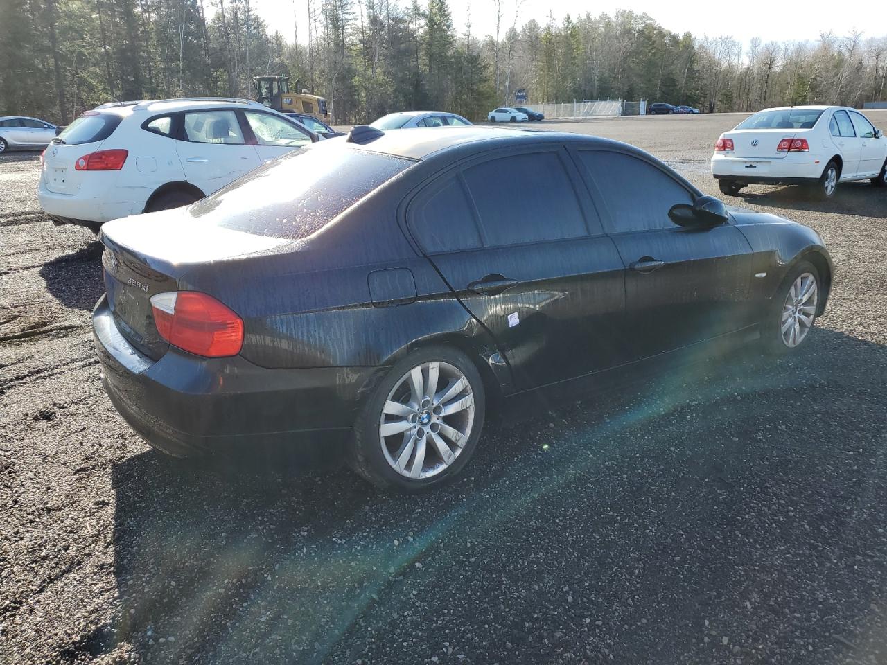 2007 BMW 328 Xi black null gas WBAVC93587KZ70294 photo #4