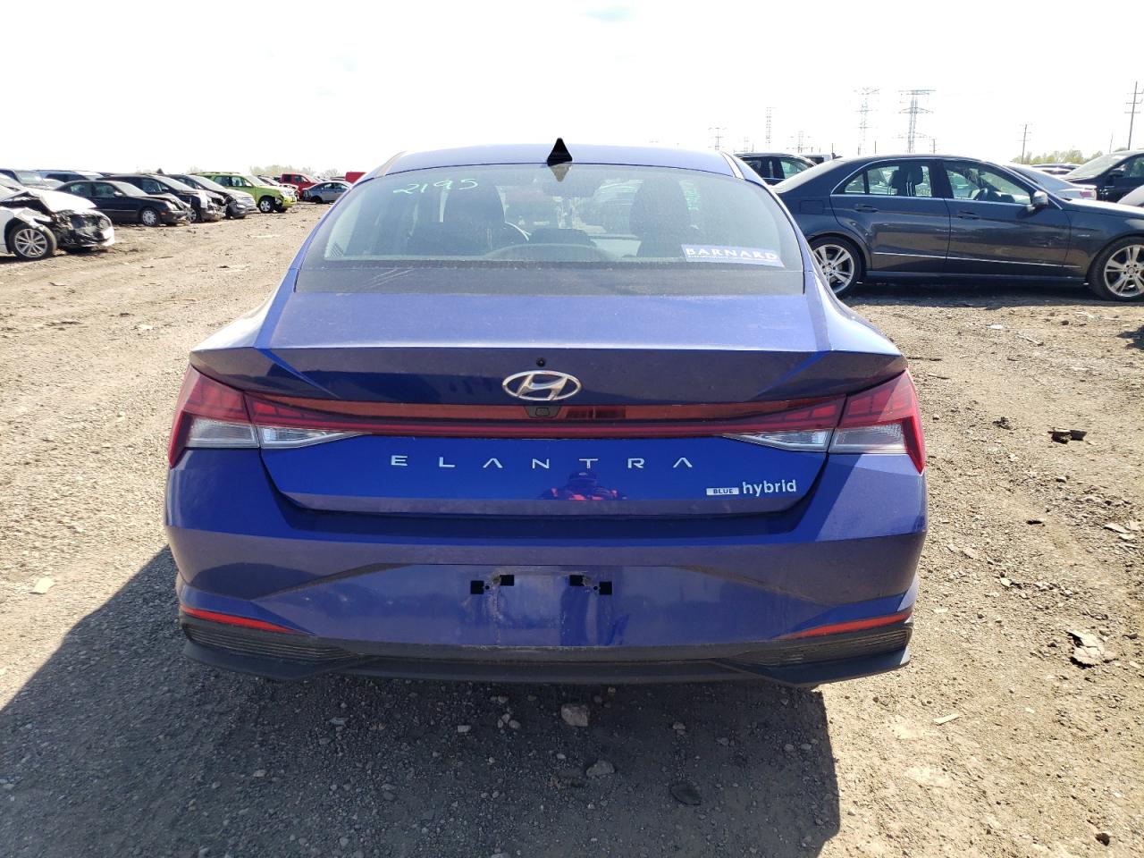 KMHLM4AJ6NU032012 2022 Hyundai Elantra Blue