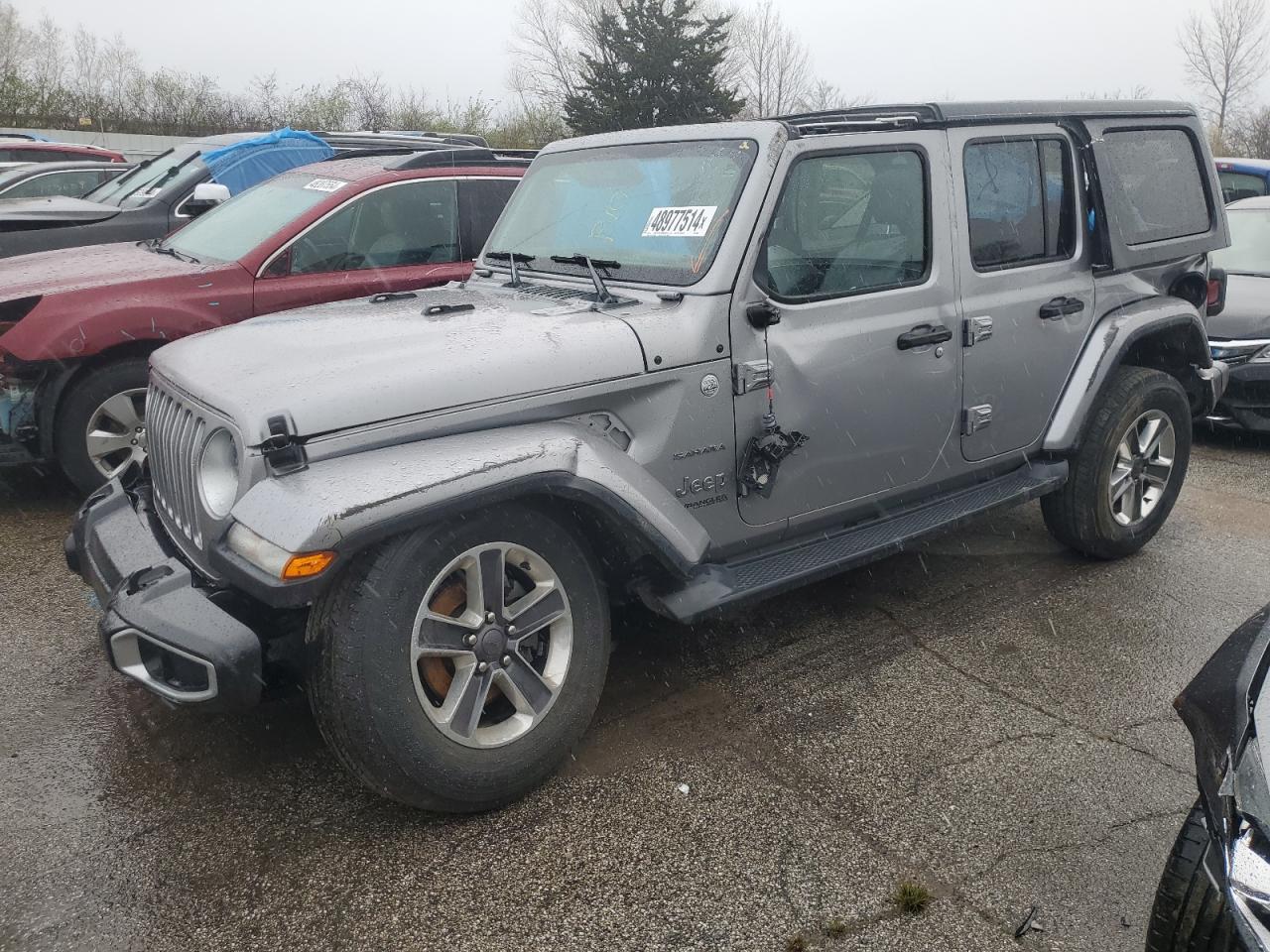 2019 Jeep Wrangler Unlimited Sahara VIN: 1C4HJXEN8KW592924 Lot: 48977514