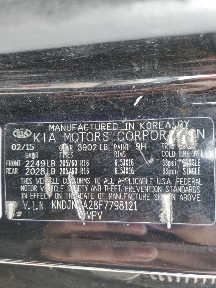 2015 Kia Soul VIN: KNDJN2A28F7798121 Lot: 49637664