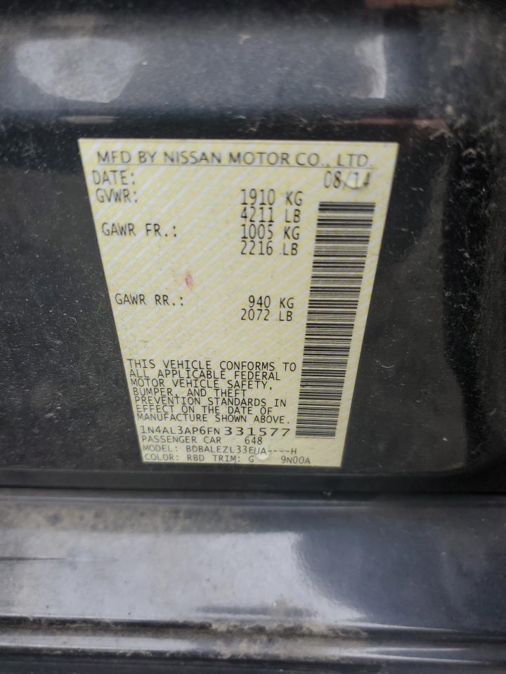 1N4AL3AP6FN331577 2015 Nissan Altima 2.5