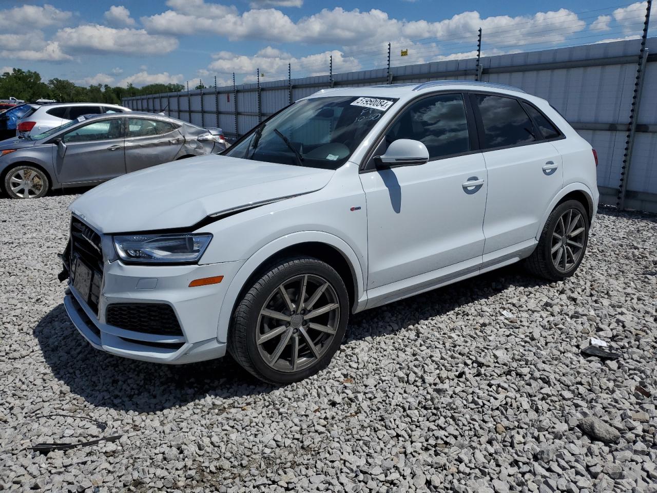 2018 Audi Q3 Premium VIN: WA1BCCFS7JR024510 Lot: 51950084