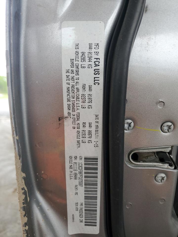 2015 Dodge Dart Sxt VIN: 1C3CDFBB7FD275597 Lot: 55931334