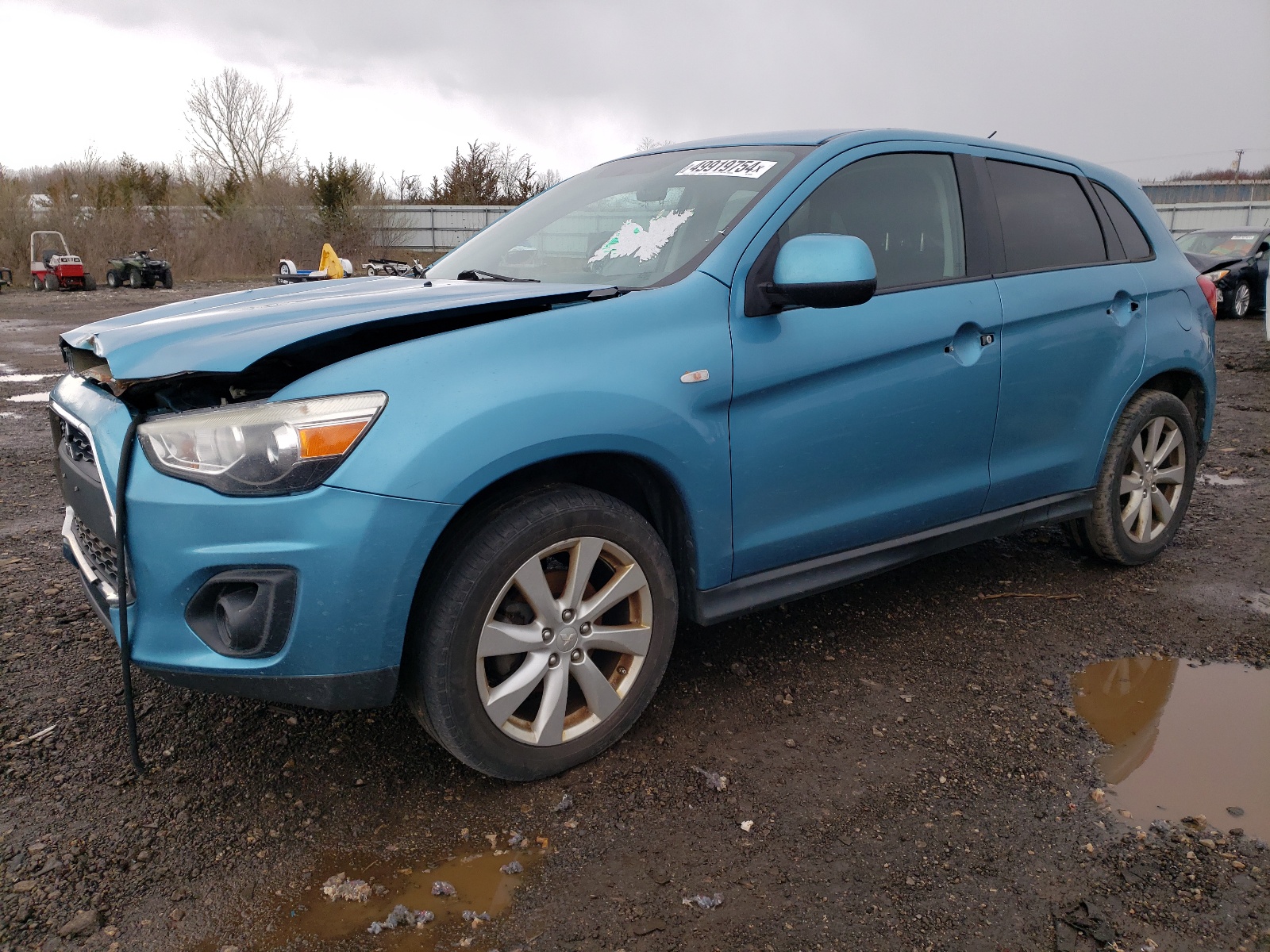 2014 Mitsubishi Outlander Sport Es vin: 4A4AP3AU1EE001826