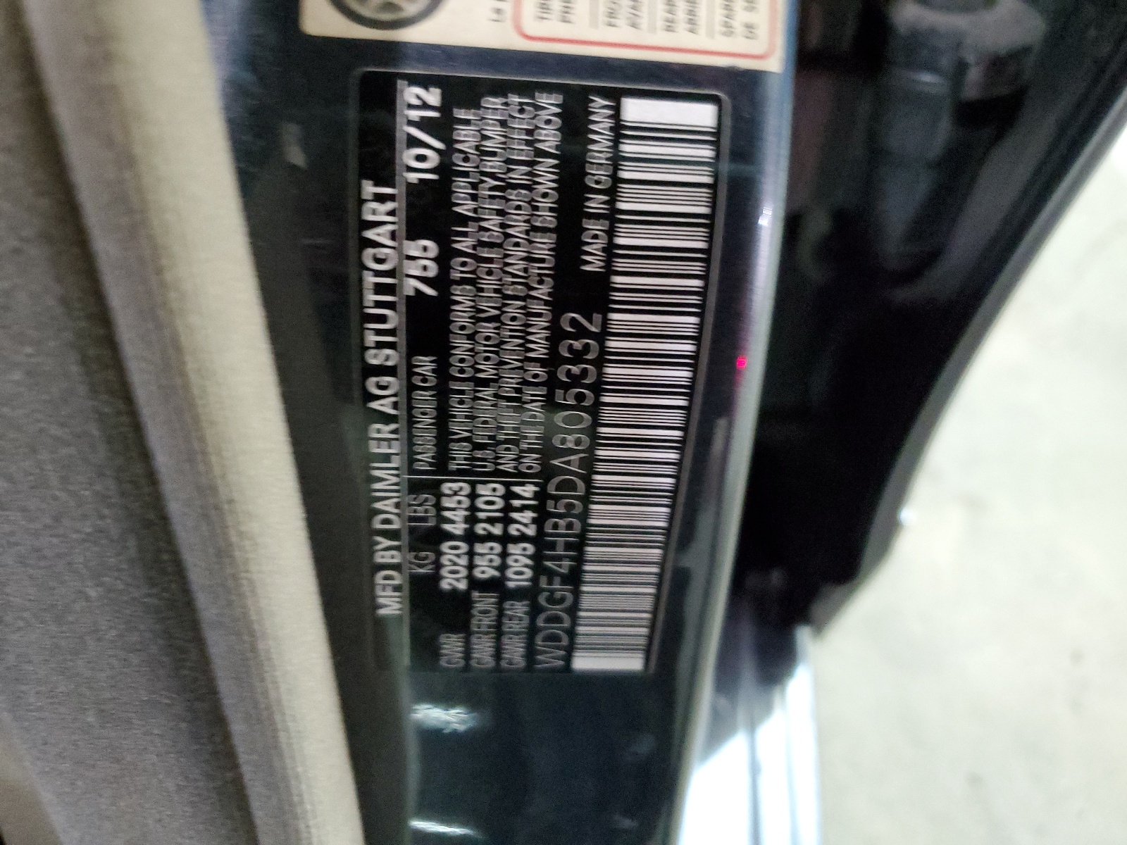 WDDGF4HB5DA805332 2013 Mercedes-Benz C 250