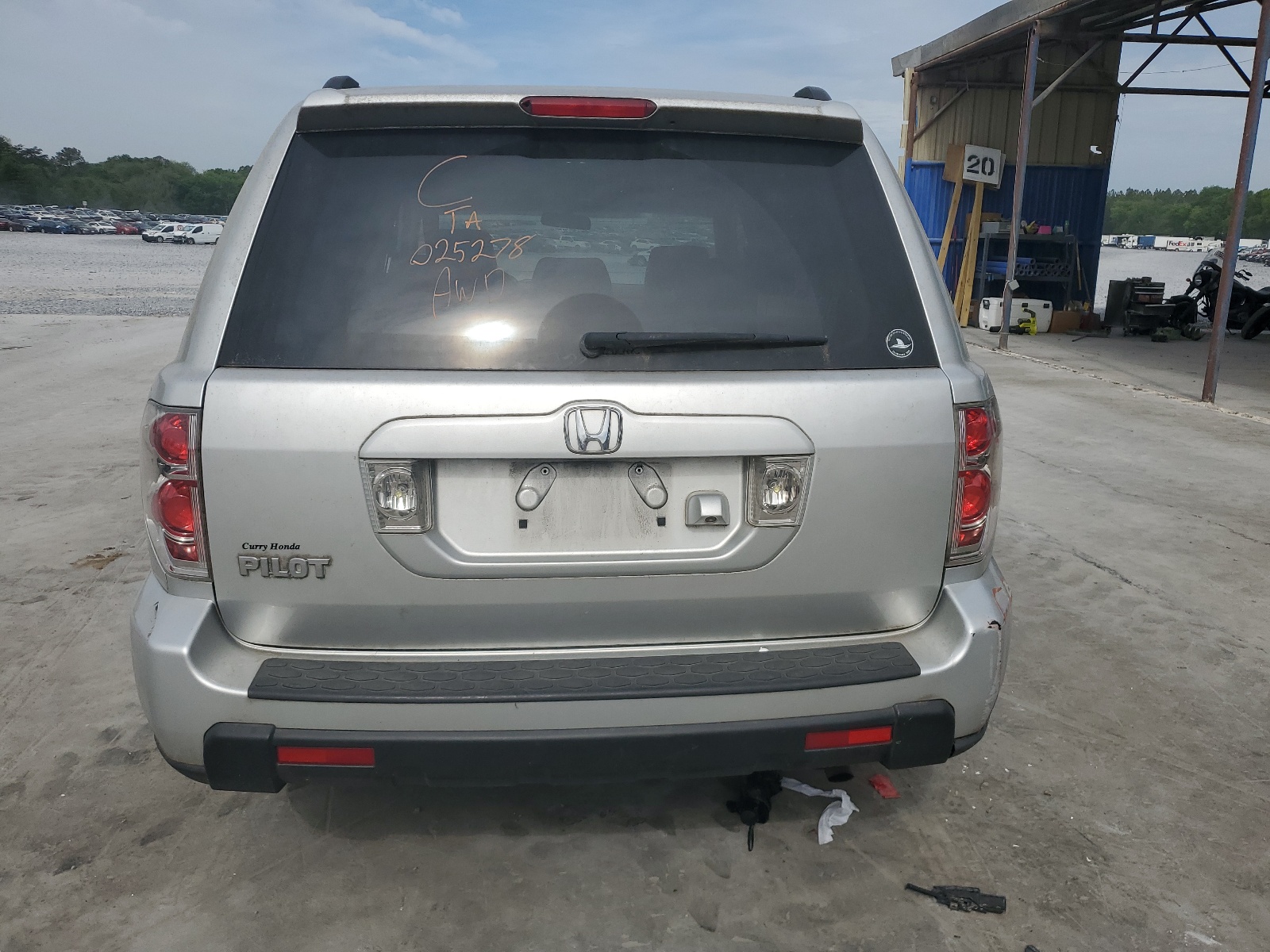 5FNYF28707B025278 2007 Honda Pilot Exl