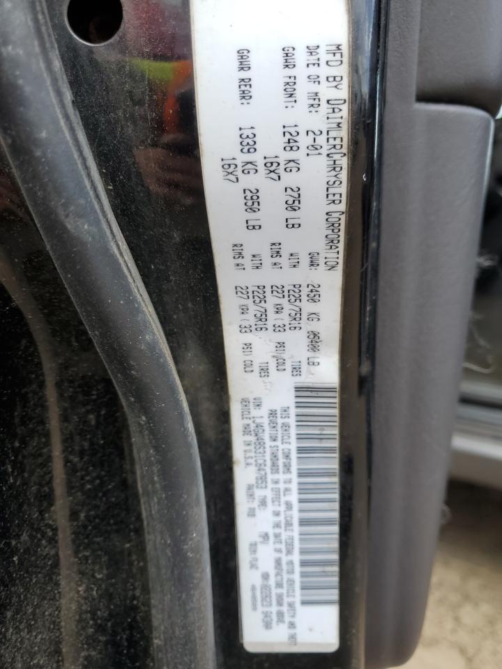 2001 Jeep Grand Cherokee Laredo VIN: 1J4GW48S31C647853 Lot: 49536324