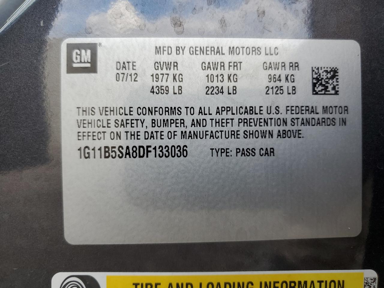 2013 Chevrolet Malibu - Image 12