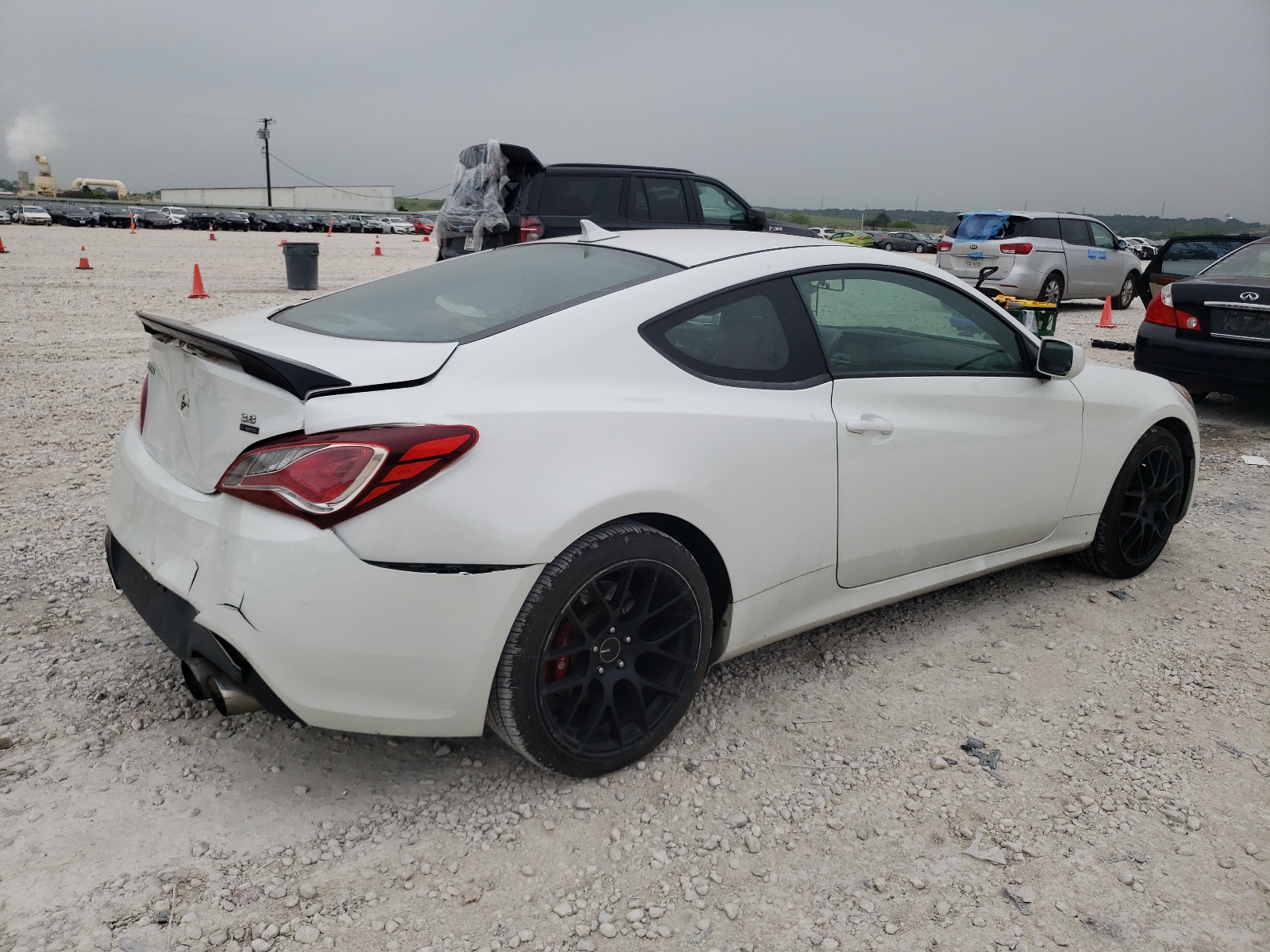 2013 Hyundai Genesis Coupe 3.8L vin: KMHHU6KJ9DU107851