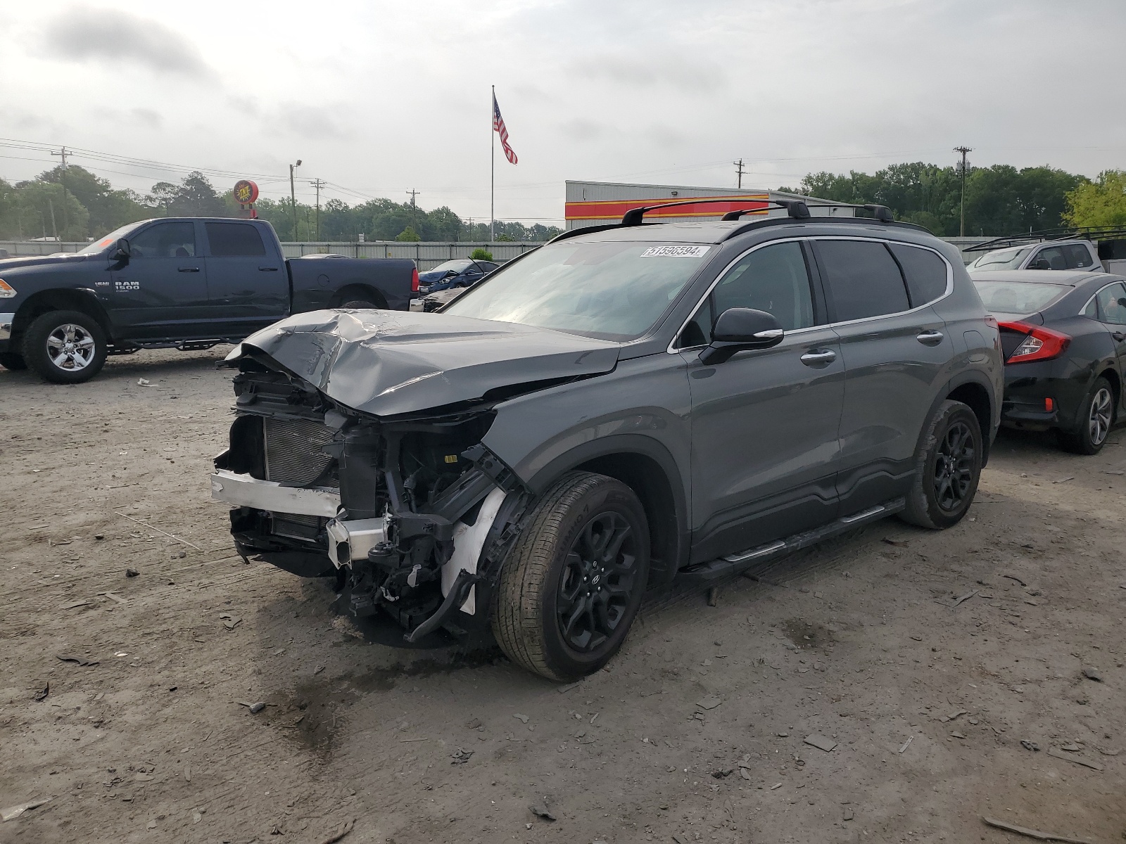 2022 Hyundai Santa Fe Sel vin: 5NMS64AJ4NH415349