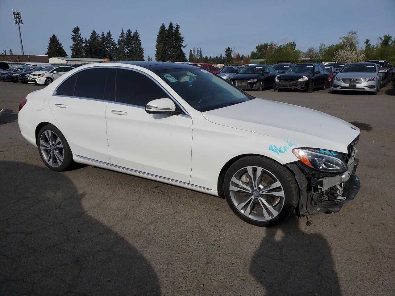 VIN 55SWF4JB9GU176278 2016 MERCEDES-BENZ C-CLASS no.4