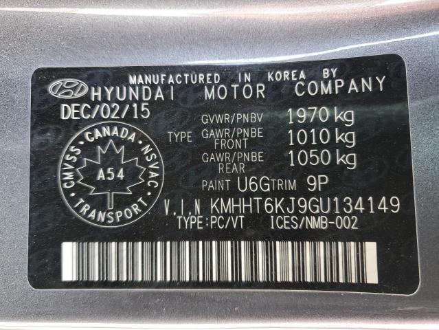 2016 HYUNDAI GENESIS COUPE 3.8L  