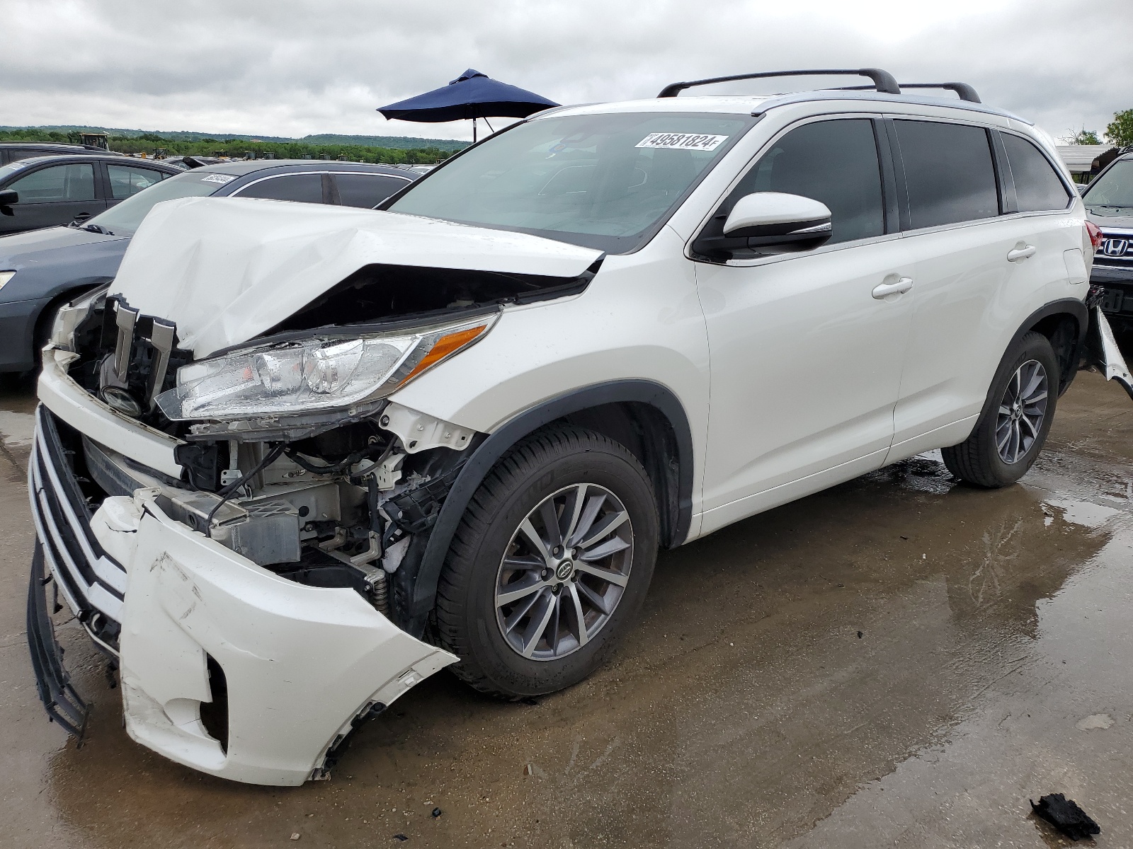 2018 Toyota Highlander Se vin: 5TDKZRFH8JS538122