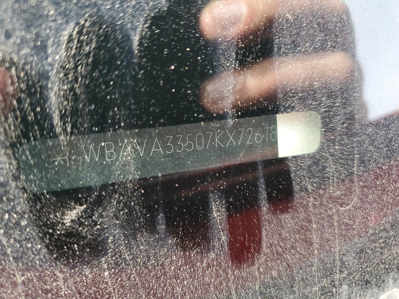 2007 BMW 328 I VIN: WBAVA33507KX72618 Lot: 50648484