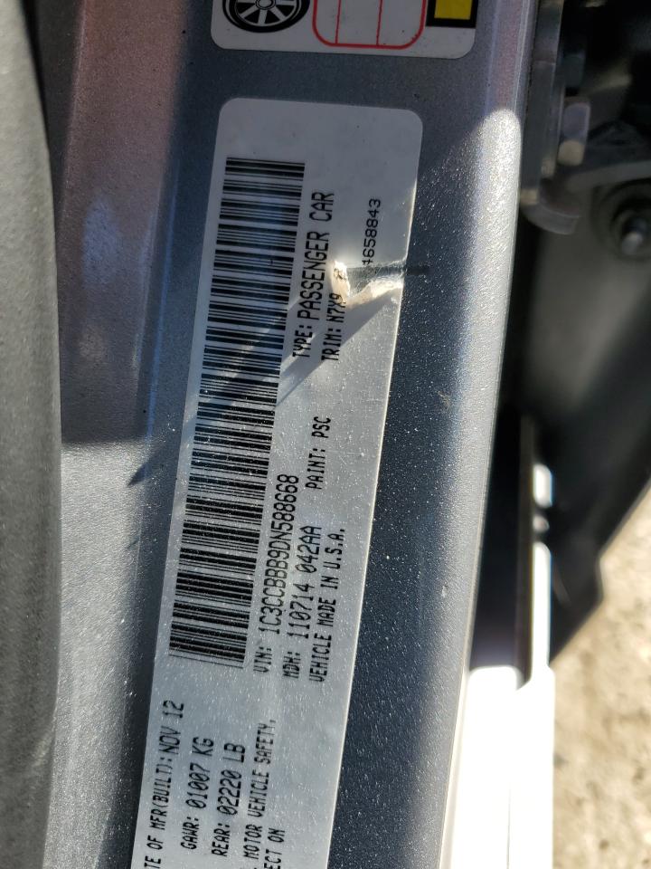 2013 Chrysler 200 Touring VIN: 1C3CCBBB9DN588668 Lot: 52640744