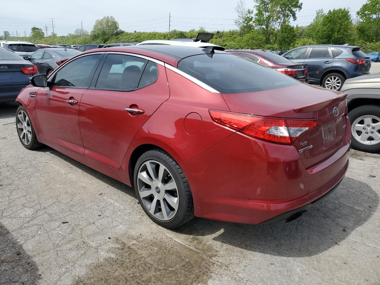 2012 Kia Optima Sx VIN: 5XXGR4A64CG070859 Lot: 51647324