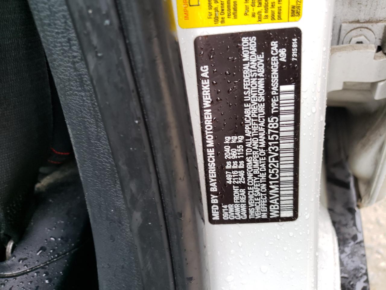 WBAVM1C52FV315785 2015 BMW X1 - Image 13
