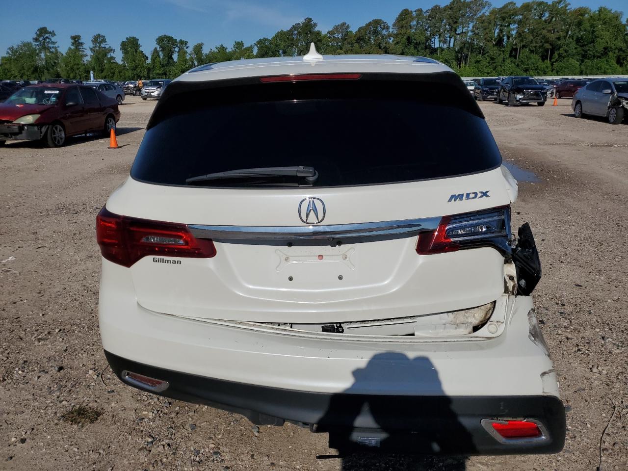 2016 Acura Mdx VIN: 5FRYD3H27GB018357 Lot: 51842464