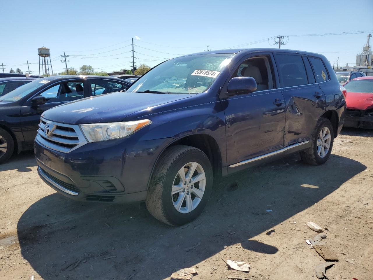 2013 Toyota Highlander Base VIN: 5TDBK3EHXDS181307 Lot: 52070624