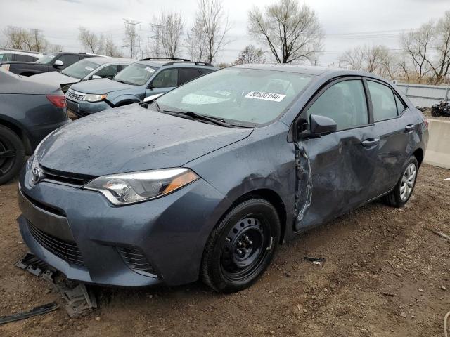  TOYOTA COROLLA 2016 Синий