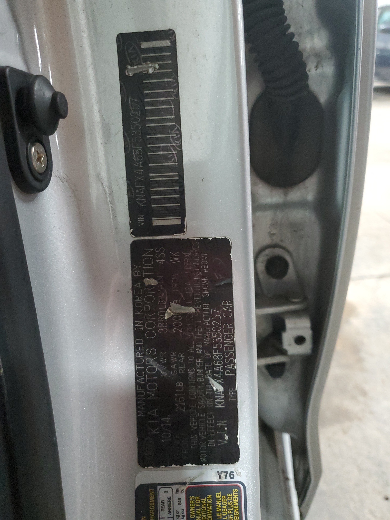 KNAFX4A68F5350257 2015 Kia Forte Lx